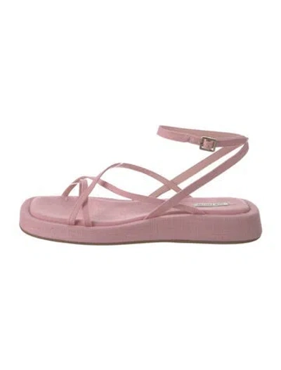 Pre-owned Gia/rhw Sandals In Pink