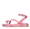 Gia/rhw Sandals Pink In Rosa Chiari E Naturali
