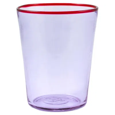 Pre-owned Giberto Venezia Alessandrite Murano Glass Tumbler By , Hand-blown In Blue