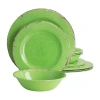 Gibson 12-pc. Melamine Dinnerware Set In Green