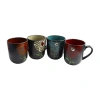 Gibson 16oz Mug Set 4-pc. Stoneware Dinnerware Set In Multi