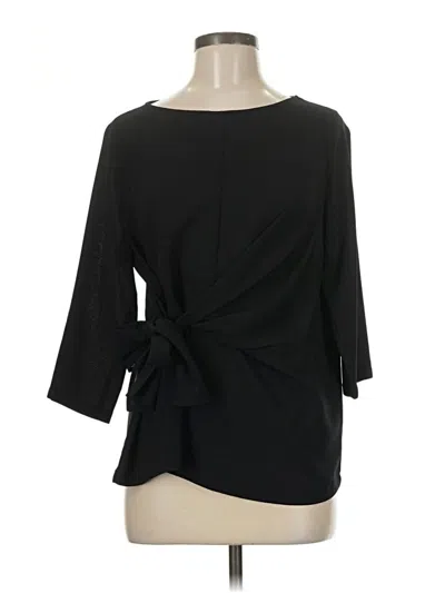 Pre-owned Gibson 3/4 Sleeve Blouse In Black