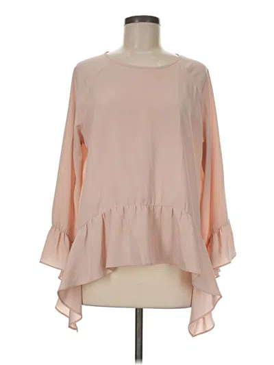 Pre-owned Gibson 3/4 Sleeve Blouse In Pink