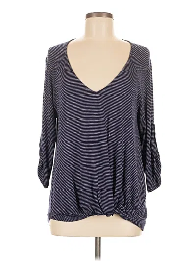 Pre-owned Gibson 3/4 Sleeve T-shirt In Gray