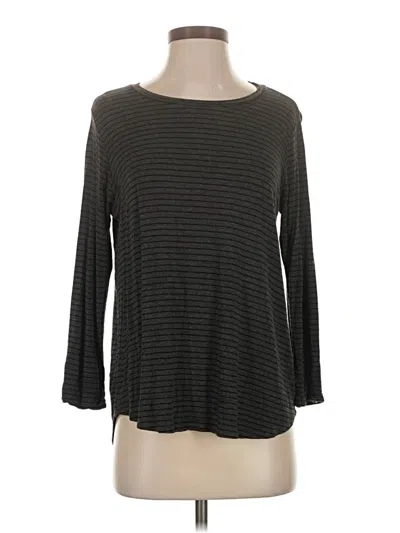 Pre-owned Gibson 3/4 Sleeve T-shirt In Gray