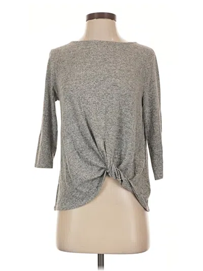 Pre-owned Gibson 3/4 Sleeve T-shirt In Gray