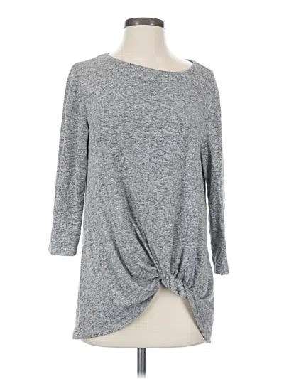 Pre-owned Gibson 3/4 Sleeve T-shirt In Gray