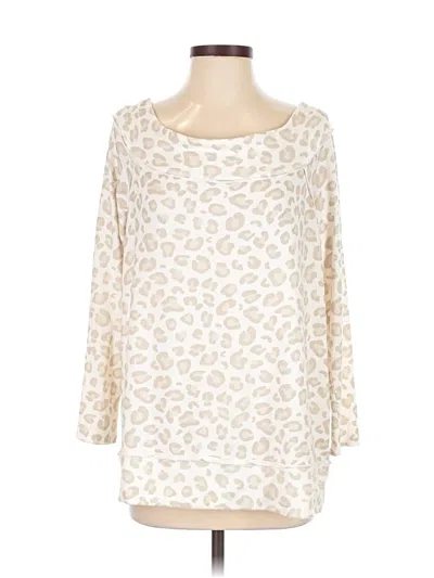 Pre-owned Gibson 3/4 Sleeve T-shirt In White