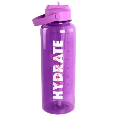 Gibson 50oz. Plastic Water Bottle In Purple
