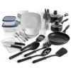 Gibson All U Need 45 Piece Dinnerware Cookware Combo Set In Multi