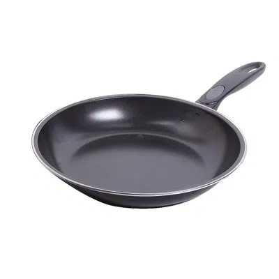 Gibson Aventura 3-piece Non-stick Frying Pan Set In Black