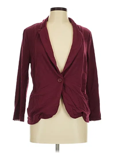 Pre-owned Gibson Blazer Jacket In Burgundy