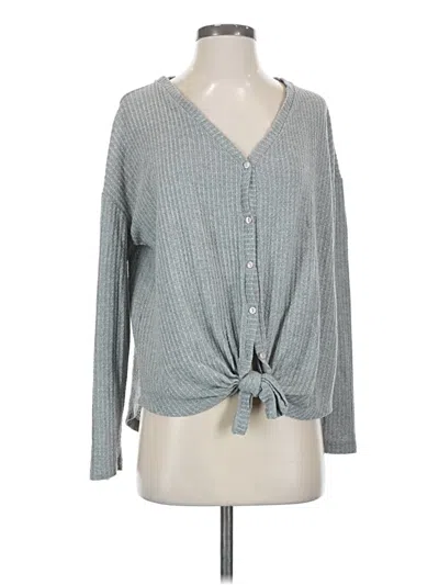 Pre-owned Gibson Cardigan Sweater In Gray