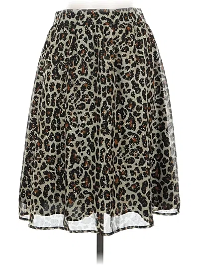 Gibson Casual Skirt In Brown