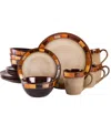 Gibson Elite Casa Estebana 16-piece Dinnerware Set, Service For 4 In Open Misce