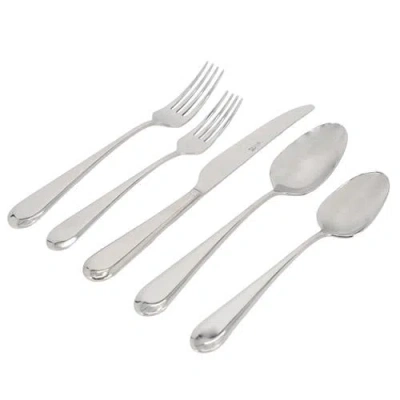 Gibson Elite Claudine 20 Piece Stainless Steel Flatware Set In Silver
