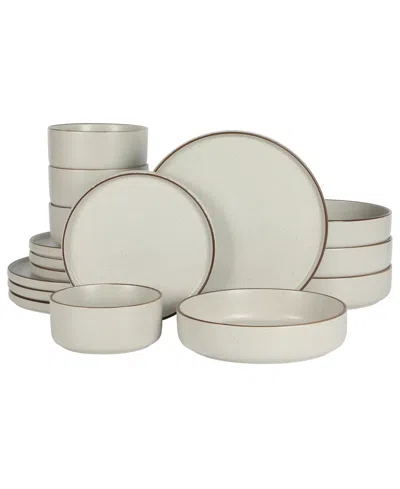 Gibson Elite Gelston 16 Pc. Dinnerware Set, Service For 4 In White