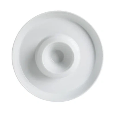 Gibson Elite Gracious Dining 12 Inch Chip And Dip Bowl In White