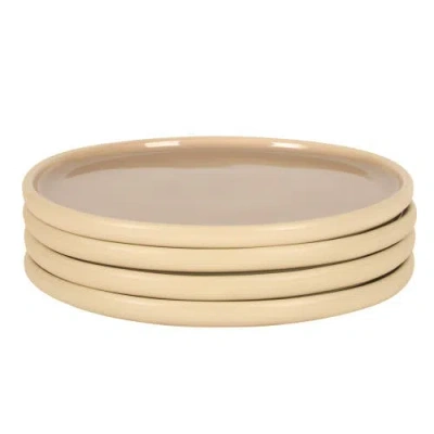 Gibson Elite Port Gaia Dinner Plates In Brown