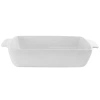 Gibson Elite Stoneware Rectangle Bakeware In White