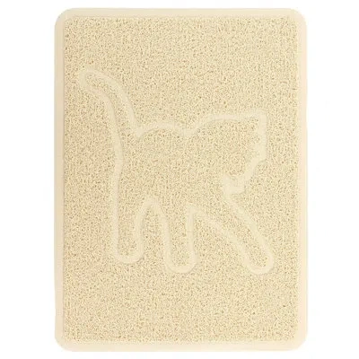 Gibson Everyday Cat Silhouette Placemat In Beige
