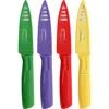 Gibson Everyday Colorsplash 4 Piece Paring Knife Set In Multi