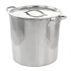 Gibson Everyday Everyday Whittington 16 Quart Stainless Steel Stock Pot With Lid In Silver