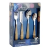 Gibson Home 16 Piece Langhorne Stainless Steel Flatware Set In Silver