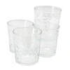 Gibson Home 4 Piece 13.5 Ounce Bubble Double Old-fashioned Glassware Set In Transparent