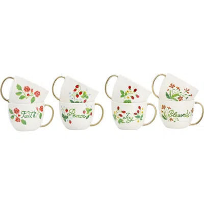 Gibson Home 8 Piece 17.5 Ounce Ceramic Assorted Mug Set In Multi