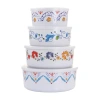 Gibson Home 8 Piece Anaya Round Nesting Food Storage Set In Multi