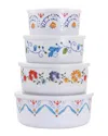 Gibson Home 8pc Anaya Round Nesting Food Storage Set