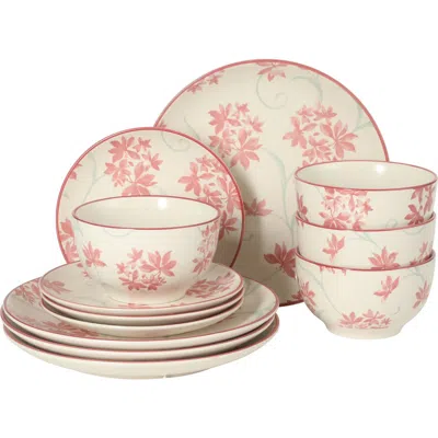 Gibson Home Admiral Hall 12-piece Matte Stoneware Dinnerware Set In Multi