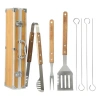 Gibson Home Barbecue Pro 8 Piece Stainless Steel Barbecue Tool Set With Carry Box In Brown