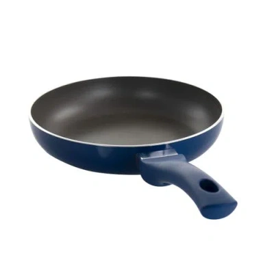 Gibson Home Charmont 9.5 Inch Nonstick Aluminum Frying Pan In Blue