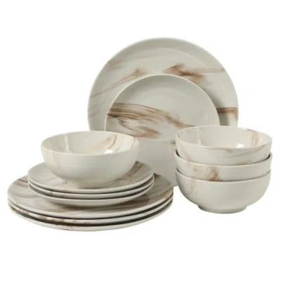 Gibson Home Cloudlight Decorated Porcelain Dinnerware Set In Multi