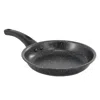 Gibson Home Delhi 8 Inch Round Nonstick Carbon Steel Frying Pan In Black In Gray