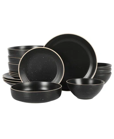 GIBSON HOME DINAH 16 PC. DINNERWARE SET, SERVICE FOR 4