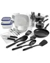 Gibson Home 45pc Dinnerware Cookware Combo Set In Multi