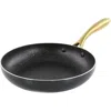 Gibson Home Ellsworth 9.5 Inch Aluminum Nonstick Frying Pan In Black
