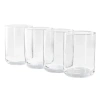 Gibson Home Emory 4 Piece 15 Ounce Double Old Fashioned Clear Glass Set In Transparent