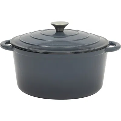 Gibson Home Enameled Cast Iron Dutch Oven With Lid In Black
