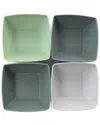 Gibson Home Grayson 4pc 6in Melamine Bowl Set In Multi