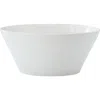 Gibson Home Great Essentials 9.4 Inch Round Fine Ceramic Meal Bowl In White