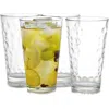 Gibson Home Great Foundations 4 Piece 16 Oz. Tumbler Set In Transparent