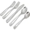 Gibson Home Hulton 20 Piece Stainless Steel Flatware Set In Silver