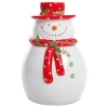 Gibson Home Jolly Plenitude 7.5" Snowman Cookie Jar In Multi