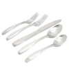 Gibson Home Karlton 20 Piece Stainless Steel Flatware Set In Silver