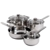 Gibson Home Landon Stainless Steel 7-pc. Cookware Set In Silver