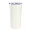Gibson Home Marina 18oz Stainless Steel Thermal Tumbler With Acrylic Lid In White